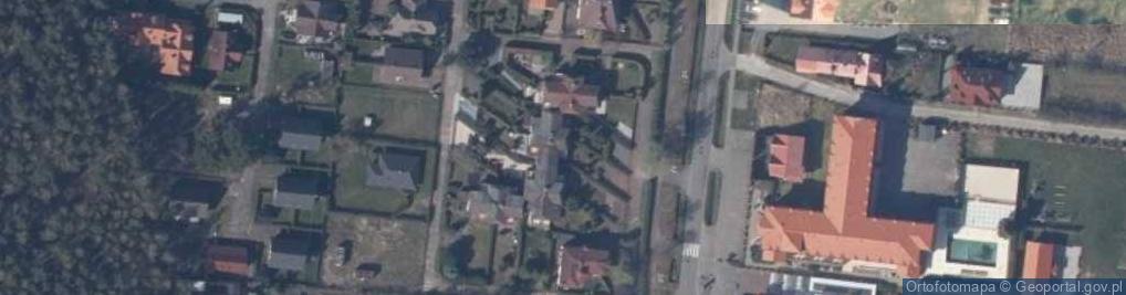 Zdjęcie satelitarne Wynajem Pokoi Anna Kamińska