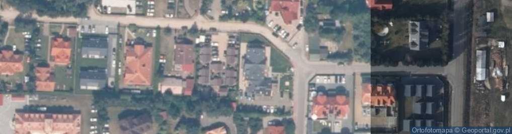 Zdjęcie satelitarne Wynajem Pokoi Anna Kobiella