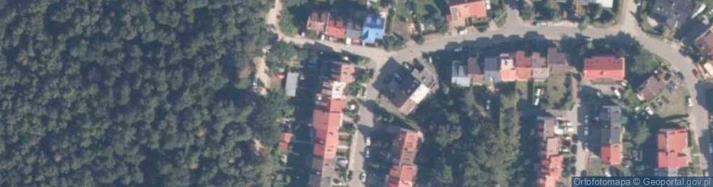 Zdjęcie satelitarne Wynajem Pokoi Barbara Broda