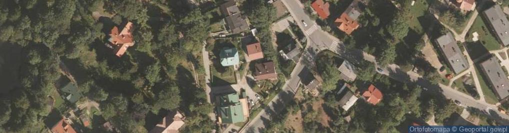 Zdjęcie satelitarne Wynajem Pokoi Gościnnych Maria Kupczak, Szklarska Poręba