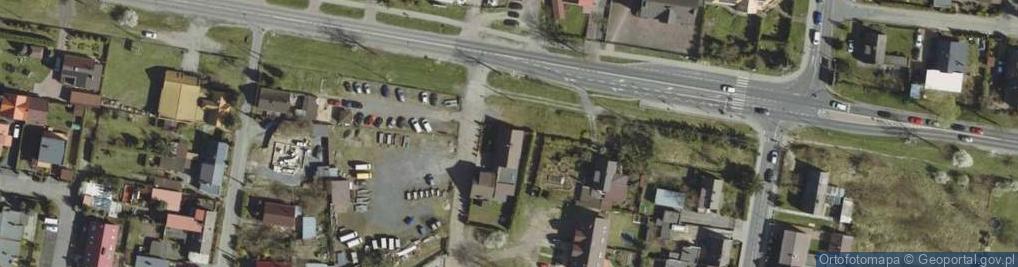 Zdjęcie satelitarne Wypożyczalnia Przyczep i Lawet Handel, Usługi, Transport Familia Halina Klusak