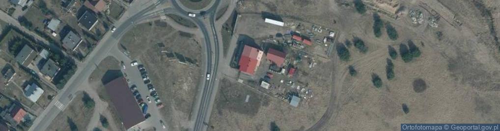 Zdjęcie satelitarne Wypożyczalnia Przyczep
