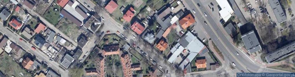 Zdjęcie satelitarne Wypożyczalnia Samochodów Boczapa Jan Czarnecki Dariusz Rudziński Ewa Paruzel