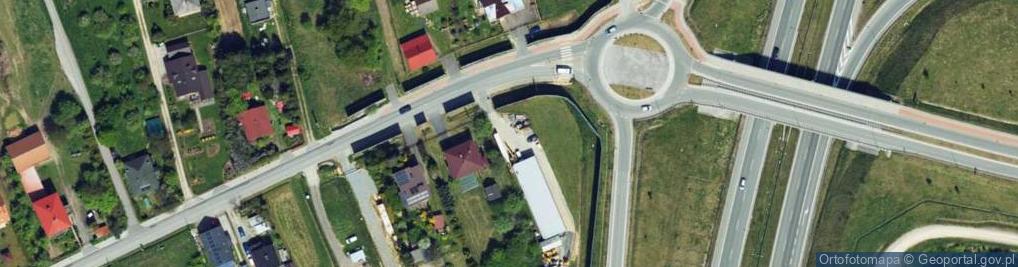 Zdjęcie satelitarne WYPOŻYCZALNIA SPRZĘTU BUDOWLANO- OGRODNICZEGO ŁODYGOWICE