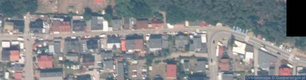 Zdjęcie satelitarne Wypożyczalnia Sprzętu Turystycznego Sprzedaż Kurczaków z Rożna