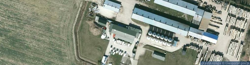 Zdjęcie satelitarne Wyroby Wędliniarskie Miejsce Piastowe