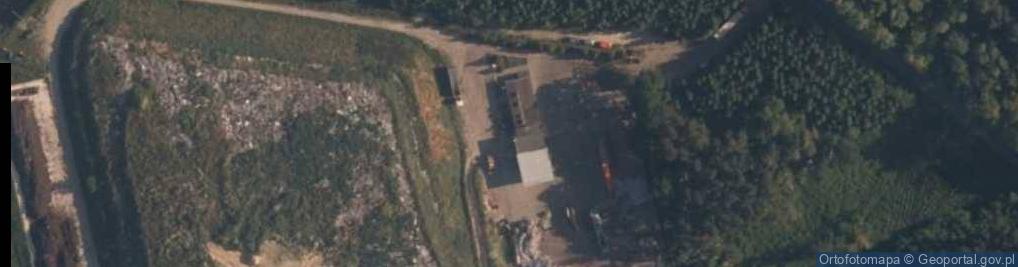 Zdjęcie satelitarne Wysypisko śmieci Ruda - Wieluń