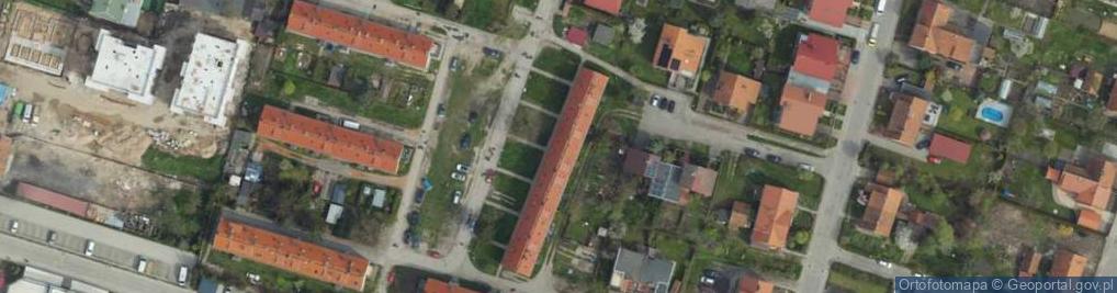Zdjęcie satelitarne Wytwarzanie Abażurów Jurek Zofia