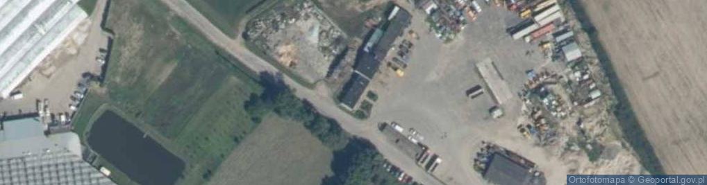 Zdjęcie satelitarne Wytwórnia mas bitumicznych