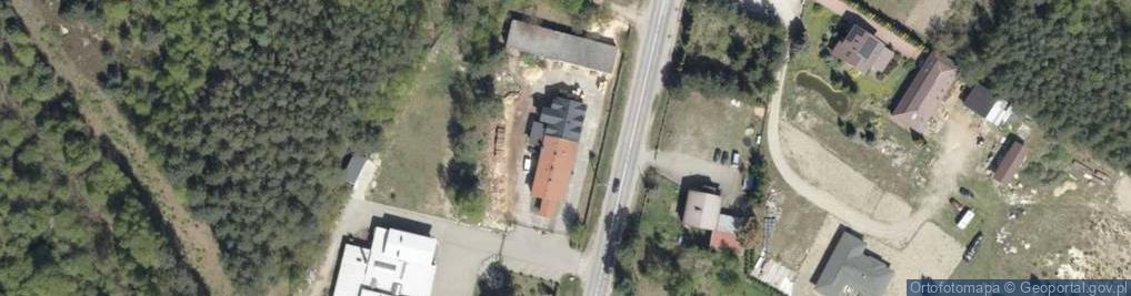 Zdjęcie satelitarne Wytwórnia Wód Gazowanych Aqara Gierczak Robert Kotwica Andrzej