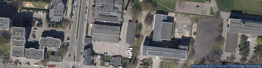Zdjęcie satelitarne Wyższa Szkoła Administracyjno Społeczna