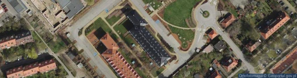 Zdjęcie satelitarne Wyższa Szkoła Bankowa w Gdańsku