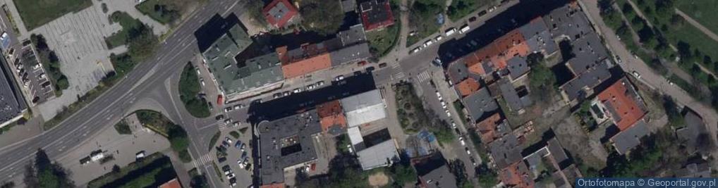 Zdjęcie satelitarne Wyższa Szkoła Medyczna w Legnicy