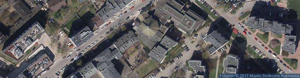 Zdjęcie satelitarne Wyższa Szkoła Nauk Społecznych im. Ks. Majki