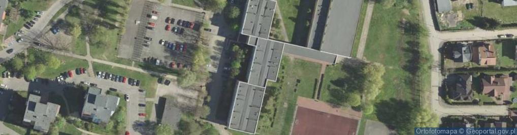 Zdjęcie satelitarne XIV Liceum Ogólnokształcące w Białymstoku