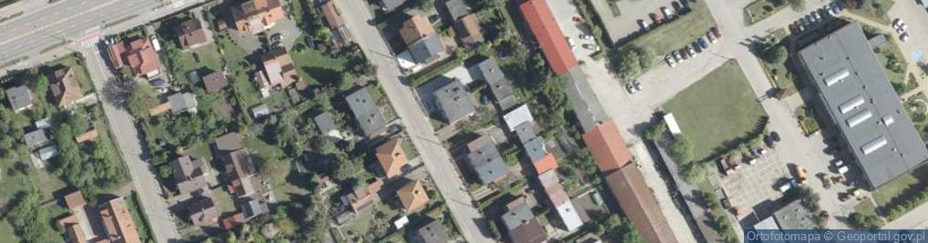 Zdjęcie satelitarne z D Prod Napełniania Noboi do Syfonów Hipolit w Ełku