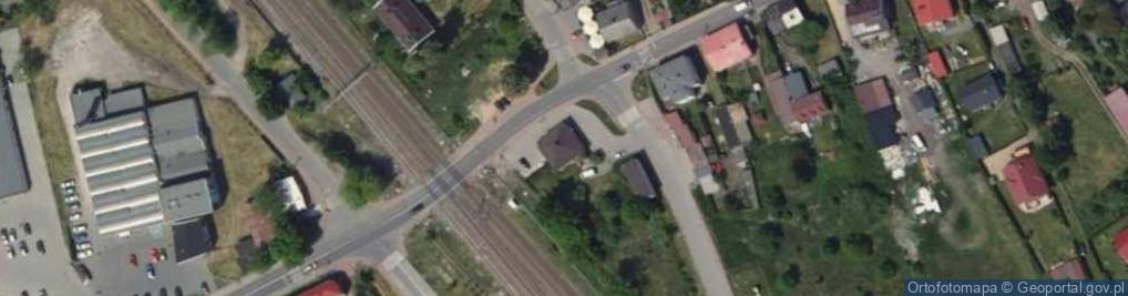 Zdjęcie satelitarne z H U pod Kasztanem