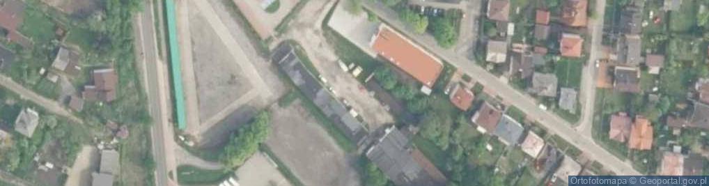 Zdjęcie satelitarne z.P.H.U.Meblopol Łazy i.L.Brewka ul.Topolowa 6 42-450 Łazy