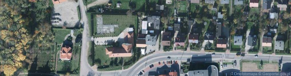 Zdjęcie satelitarne z P U H Rokowski