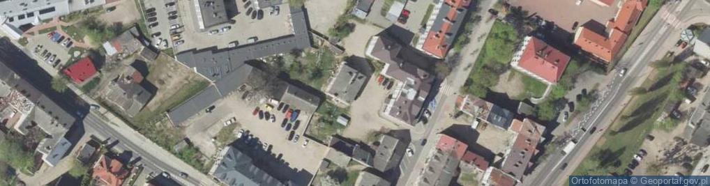 Zdjęcie satelitarne Zaczarowany Kamyk - wyburzenia budynków Marek Zabłotny