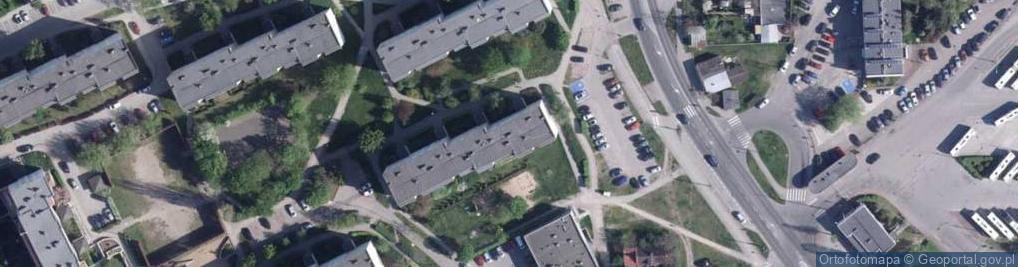 Zdjęcie satelitarne Zajączkowska Maria Przedsiębiorstwo Inżynieryjno Konsultingowe