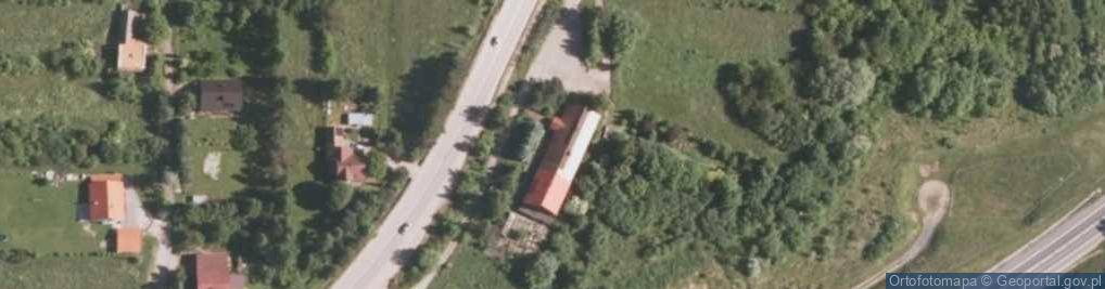 Zdjęcie satelitarne Zajazd "Horolna" Oks "Cis" Danuta Czech