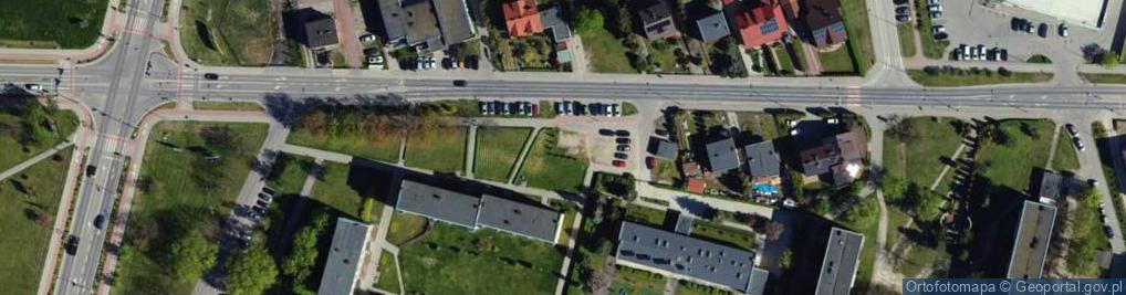 Zdjęcie satelitarne Zajazd pod Zwierzyńcem Trybuła Gawrońska D Słodownik M