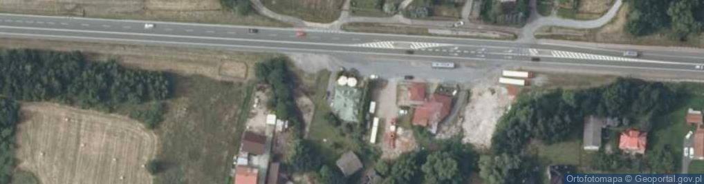 Zdjęcie satelitarne Zajazd Słoneczko Alicja Kostecka Jerzy Gałuszka