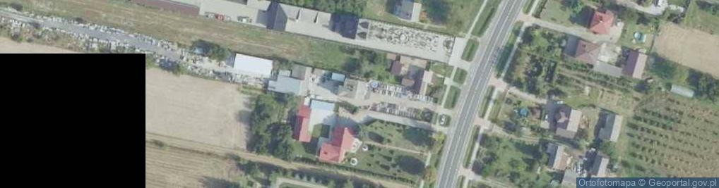 Zdjęcie satelitarne Zakład Betoniarsko - Kamieniarski Jan Bidziński