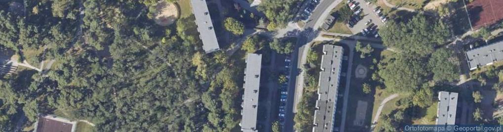 Zdjęcie satelitarne Zakład Blacharsko Dekarski Taxi Osobowe nr 591