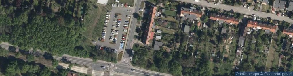 Zdjęcie satelitarne Zakład Ceramiki Szlachetnej i Wypalanie Na Szkle Krzewina Jerzy