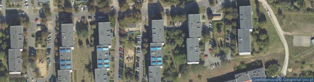 Zdjęcie satelitarne Zakład Elektromechaniki Chłodniczej\n