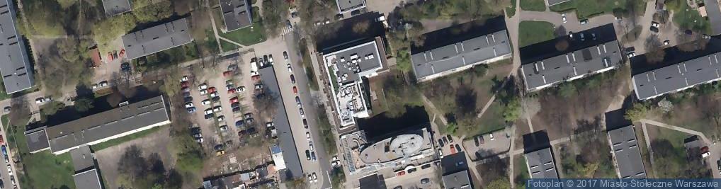 Zdjęcie satelitarne Zakład Energetyki Cieplnej Mokotów OK 1 i 3