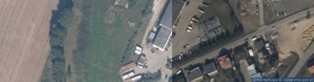 Zdjęcie satelitarne Zakład Gospodarki Komunalnej Wywóz odpadów Remonty dachów Usuwa