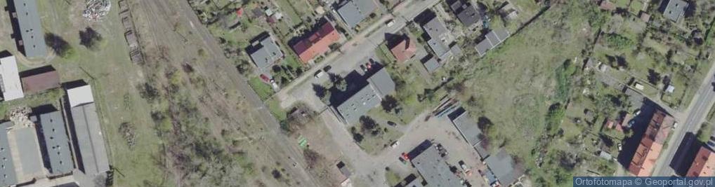 Zdjęcie satelitarne Zakład Gospodarki Mieszkaniowej w Żaganiu
