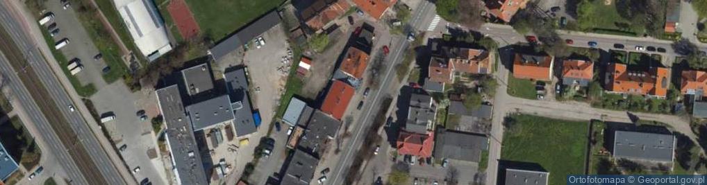 Zdjęcie satelitarne Zakład Handlowo Budowlany Kosbud