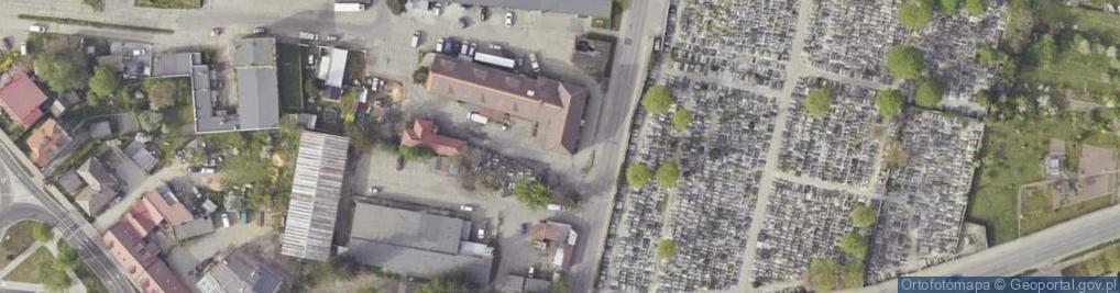 Zdjęcie satelitarne Zakład Handlowo - Produkcyjno - Usługowy Raróg Janusz Raróg