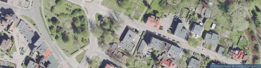 Zdjęcie satelitarne Zakład Handlowo Usługowy Zhu Różana Halina Kwapich i Andrzej Gałęzyka