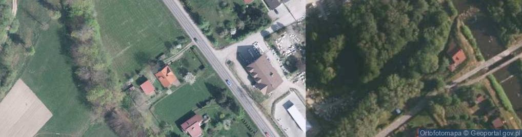 Zdjęcie satelitarne Zakład Kamieniarsko Produkcyjno Usługowy Janusz Walotek Krzyszto