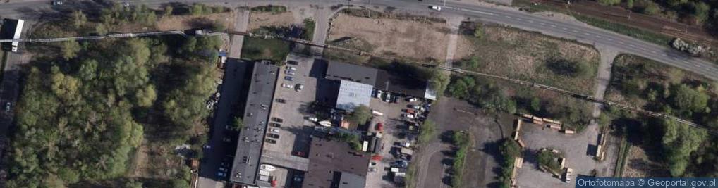 Zdjęcie satelitarne Zakład Mechaniki Pojazdowej Autoklimat J Fac w Babiarz