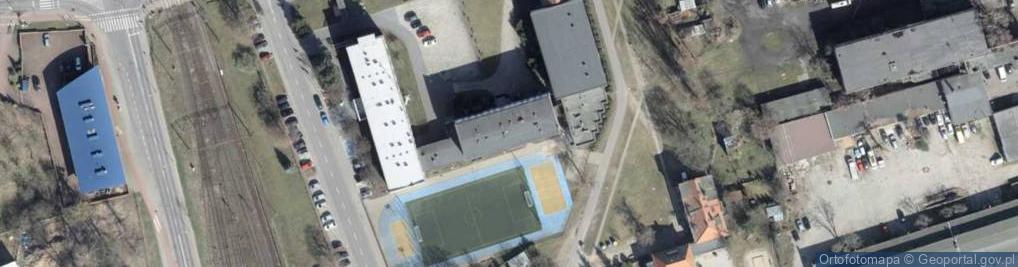 Zdjęcie satelitarne Zakład Medycyny Szkolnej w Policach Kieżun Barbara