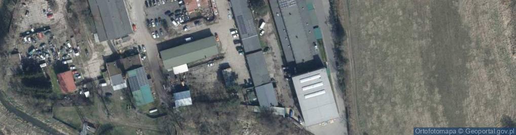 Zdjęcie satelitarne Zakład Naprawy Ciągników i Maszyn Rolniczych Stacja Kontroli Pojazdów