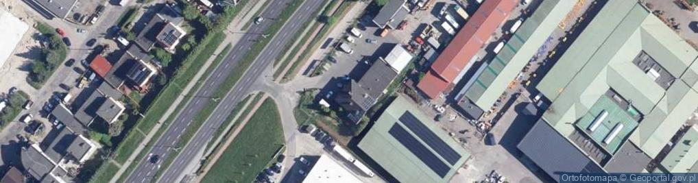Zdjęcie satelitarne Zakład Naprawy Pojazdów Ciężarowych