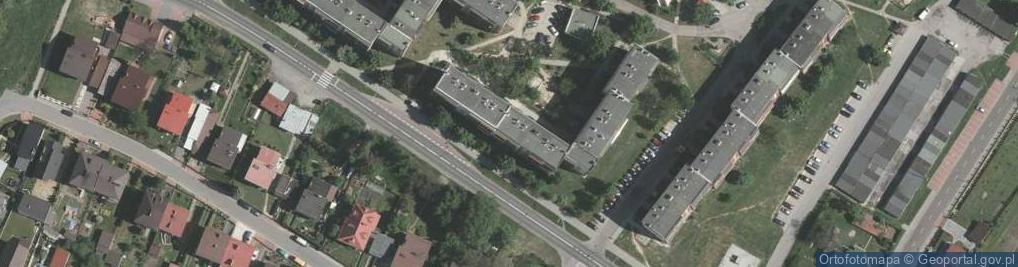Zdjęcie satelitarne Zakład Obsługi Przemysłu Keram Marek Sawicki