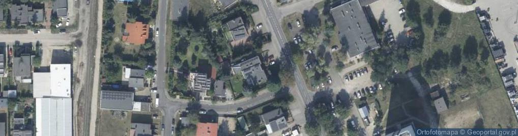 Zdjęcie satelitarne Zakład Ochrony Środowiska i Higieny Pracy Biosan Gizela Kalinowska Ryszard Kalinowski