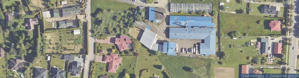 Zdjęcie satelitarne Zakład Ogrodniczy Nowak Szudy Beata
