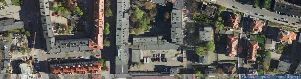 Zdjęcie satelitarne Zakład Opieki Zdrowotnej Ministerstwa Spraw Wewnętrznych i Administracji w Katowicach
