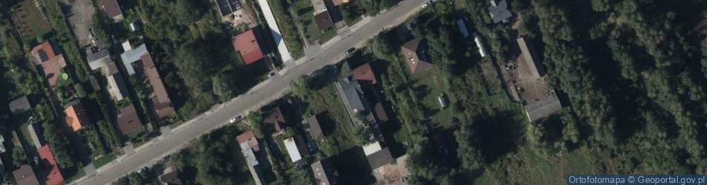 Zdjęcie satelitarne Zakład Powłok z Tworzyw Sztucznych Ślusarstwo Produkcyjne Trzaskowska Urszula