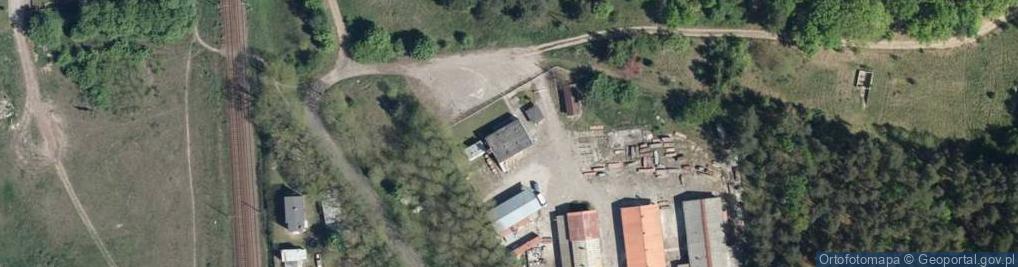 Zdjęcie satelitarne Zakład Produkcji Drzewnej Trak Pol Maria Pisarczyk Joanna Pisarczyk Tamborowska