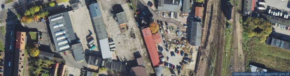 Zdjęcie satelitarne Zakład Produkcji Stolarki Budowlanej Grab Andrzej Flegel Piotr Jażdżewski